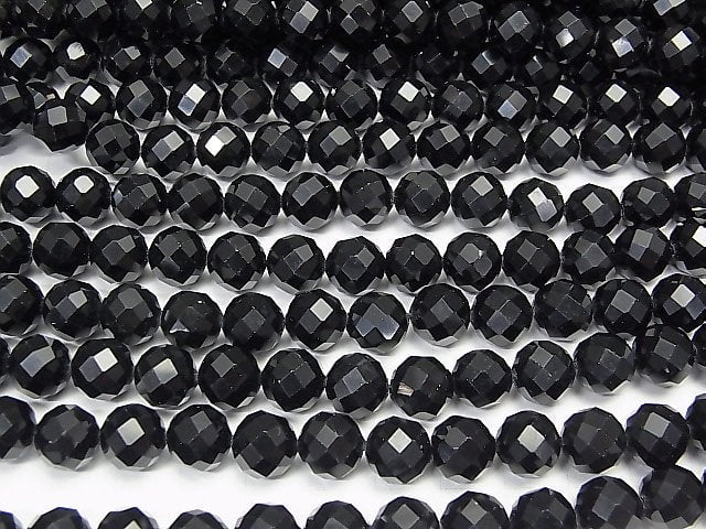 [Video]High Quality! Tibetan Morion Crystal Quartz AAA 64Faceted Round 10mm 1/4 or 1strand beads (aprx.15inch/36cm)