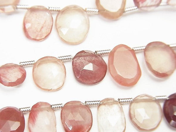 Andesine, Free Form, Rose Gemstone Beads