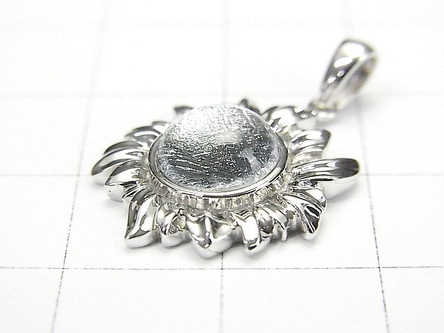 [Video] Meteorite Sun Motif Pendant 18x17mm Silver925