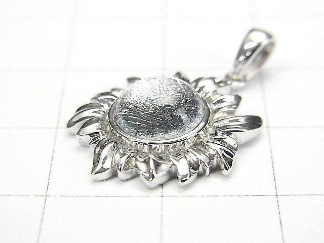 隕石太陽圖案吊墜 18x17mm 純銀925