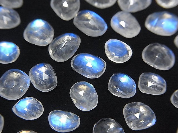 Free Form, Rainbow Moonstone, Rose, Undrilled (No Hole) Gemstone Beads