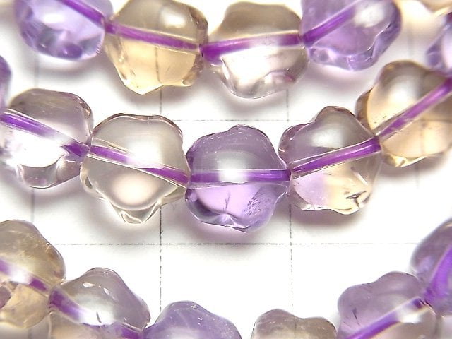 [Video] High Quality Amethyst x Citrine AAA- Star 8x8x5mm Bracelet