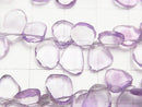 [Video] High Quality Amethyst AAA- Slice Faceted Nugget 1strand beads (aprx.7inch / 18cm)