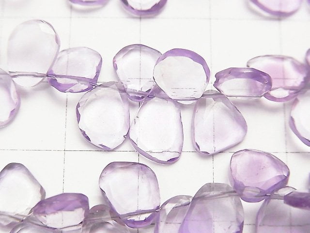 [Video] High Quality Amethyst AAA- Slice Faceted Nugget 1strand beads (aprx.7inch / 18cm)