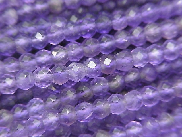 Amethyst, Roundel Gemstone Beads