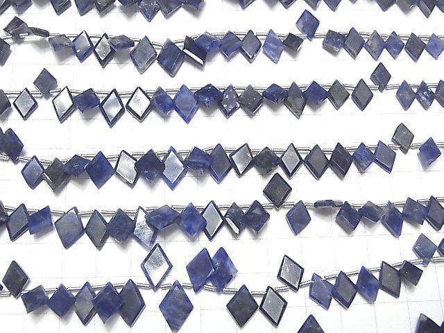 [Video] Sodalite AA++ Diamond Shape 1strand beads (aprx.7inch / 18cm)