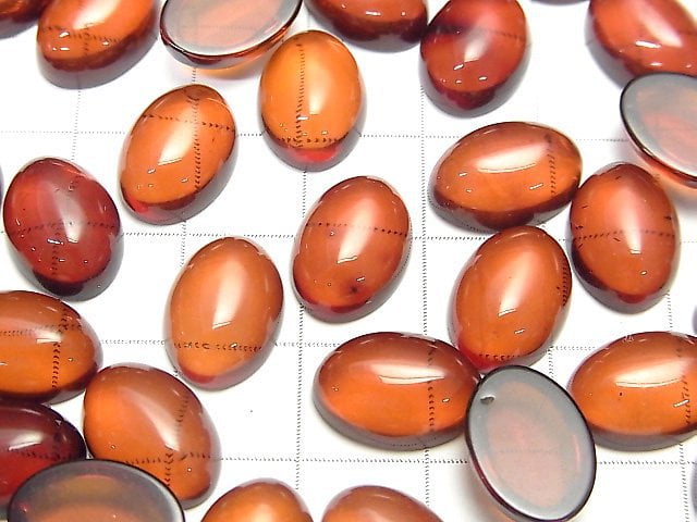 [Video] Baltic Amber Oval Cabochon 14x10mm 2pcs