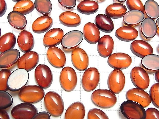 [Video] Baltic Amber Oval Cabochon 14x10mm 2pcs