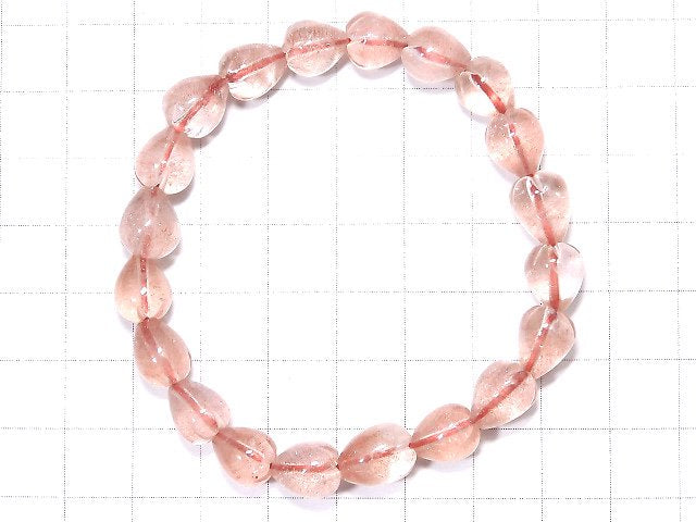 [Video] [One of a kind] Natural Strawberry Quartz AAA Strawberry Bracelet NO.2