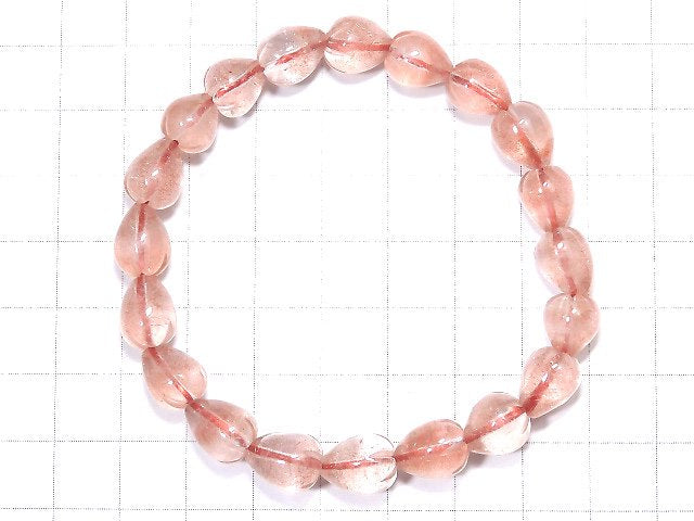 [Video] [One of a kind] Natural Strawberry Quartz AAA Strawberry Bracelet NO.3