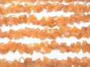 [Video] Orange Quartz AA++ Rough Slice Faceted 1strand beads (aprx.7inch / 18cm)