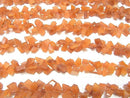 [Video] Orange Quartz AA++ Rough Slice Faceted 1strand beads (aprx.7inch / 18cm)