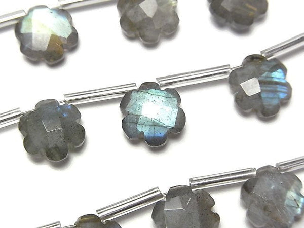 Flower, Labradorite Gemstone Beads