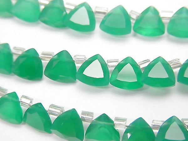 Onyx, Triangle Gemstone Beads
