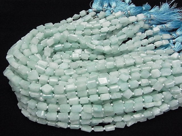 [Video] Amazonite AA+ Faceted Nugget 1strand beads (aprx.12inch / 30cm)