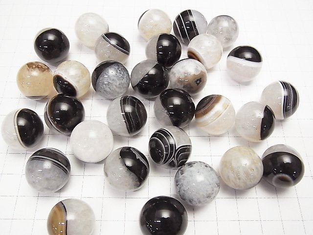 [Video] Agate x Quartz Sphere, Round 20mm 1pc