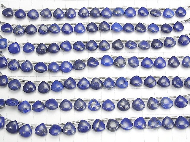 [Video] Lapis lazuli AA++ Chestnut (Smooth) 10x10mm 1strand beads (aprx.6inch / 15cm)
