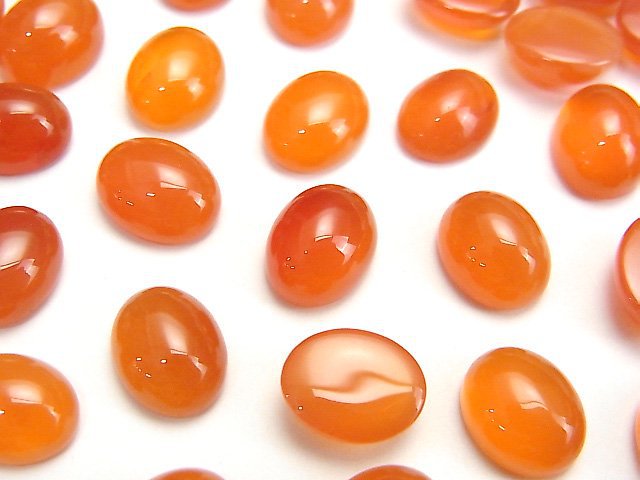 Cabochon, Carnelian Gemstone Beads