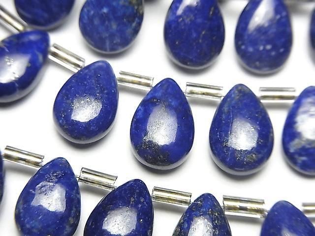 [Video] Lapislazuli AA++ Pear Shape (Smooth) 11x8mm 1strand (13pcs)