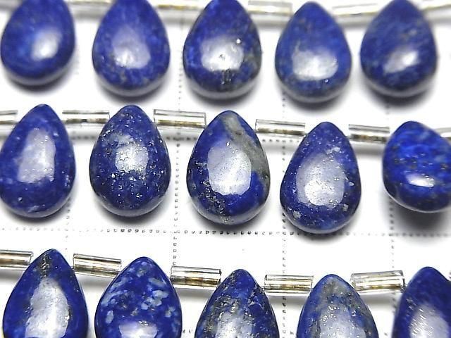 [Video] Lapislazuli AA++ Pear Shape (Smooth) 11x8mm 1strand (13pcs)