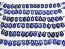 [Video] Lapislazuli AA++ Pear Shape (Smooth) 11x8mm 1strand (13pcs)