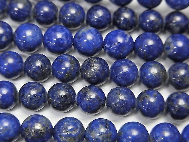 [Video] Lapislazuli AA+ Round 6mm 1-strand beads (approx. 15 inches/36 cm)