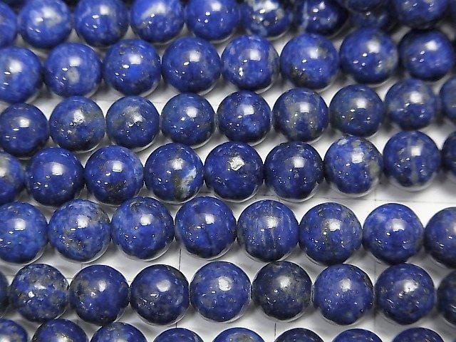 [Video] Lapislazuli AA+ Round 6mm 1-strand beads (approx. 15 inches/36 cm)