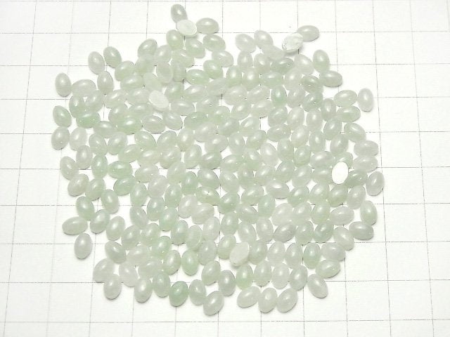 [Video] Burmese Jadeite AAA Oval Cabochon 6x4mm 2pcs