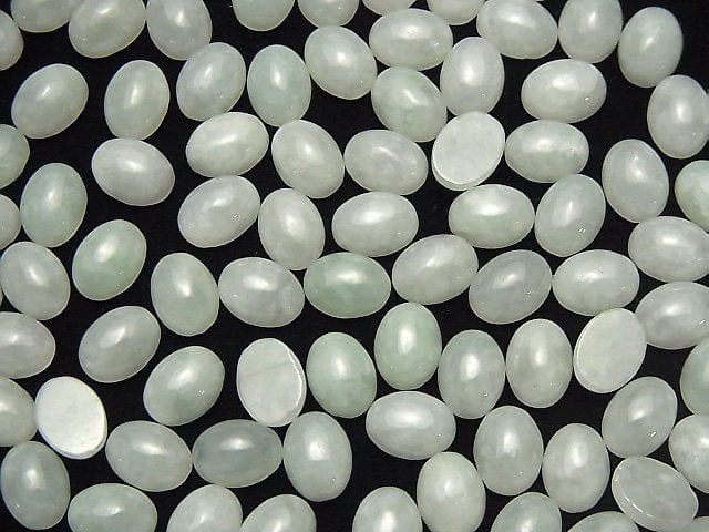 [Video] Burma Jadeite AAA Oval Cabochon 8x6mm 1pc