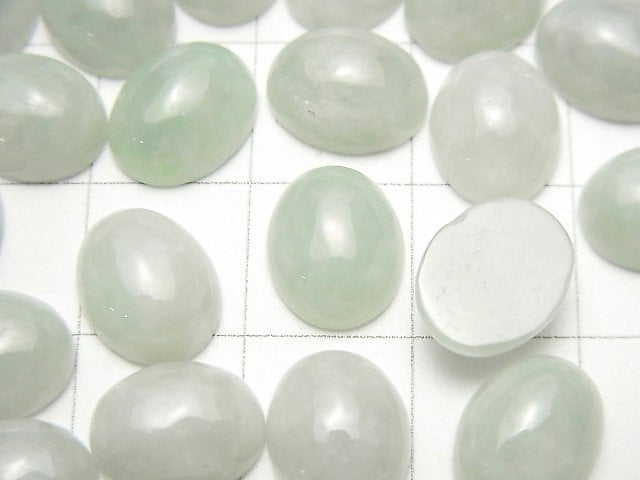 [Video] Burma Jadeite AAA Oval Cabochon 10x8mm 1pc