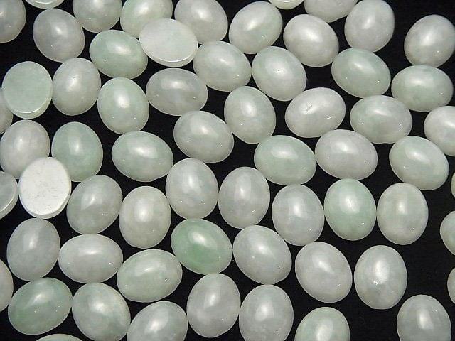 [Video] Burma Jadeite AAA Oval Cabochon 10x8mm 1pc