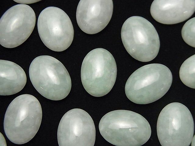 [Video] Burmese Jadeite AAA Oval Cabochon 14x10mm 1pc