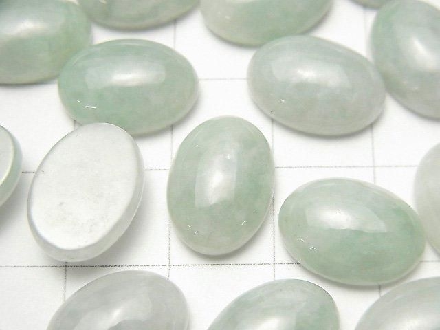 [Video] Burmese Jadeite AAA Oval Cabochon 14x10mm 1pc