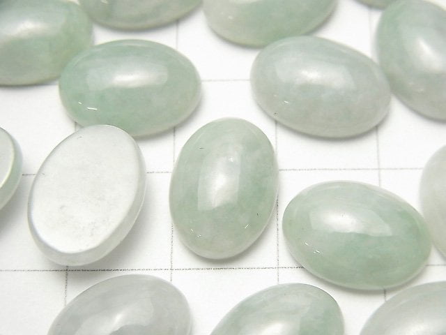 [Video] Burma Jadeite AAA Oval Cabochon 14x10mm 1pc