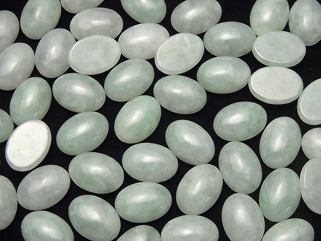 [Video] Burma Jadeite AAA Oval Cabochon 14x10mm 1pc