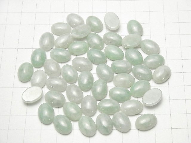 [Video] Burma Jadeite AAA Oval Cabochon 14x10mm 1pc