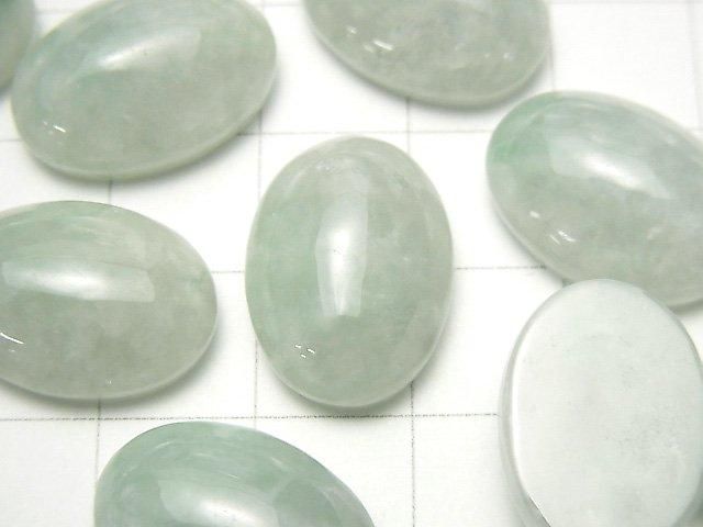 [Video] Burmese Jadeite AAA Oval Cabochon 18x13mm 1pc