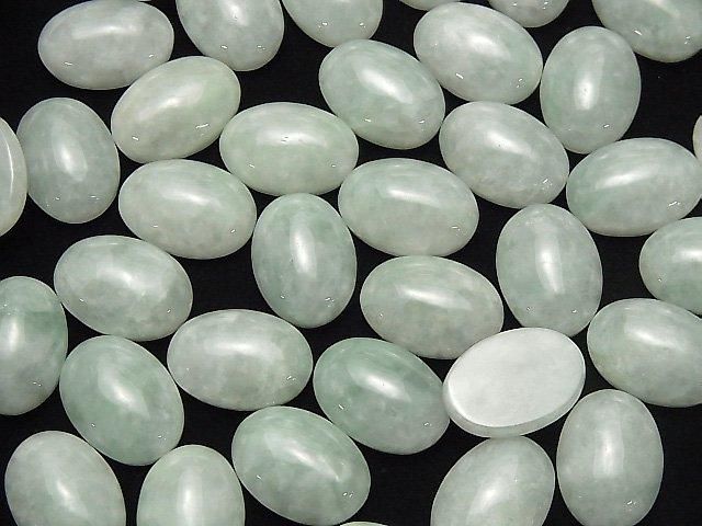 [Video] Burmese Jadeite AAA Oval Cabochon 18x13mm 1pc