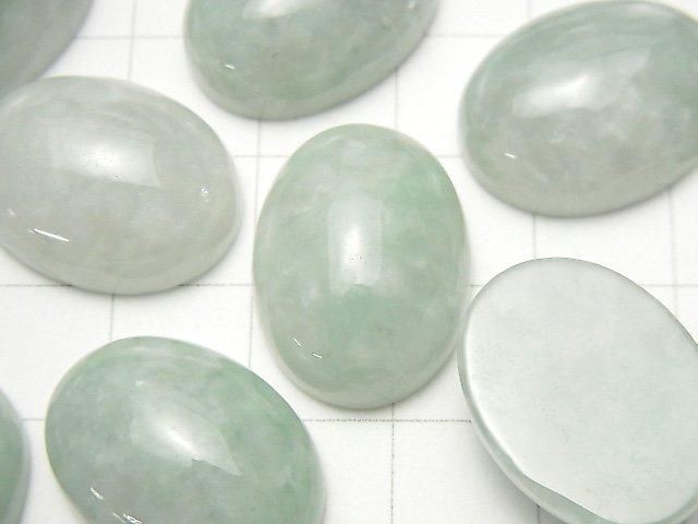 [Video] Burmese Jadeite AAA Oval Cabochon 20x15mm 1pc