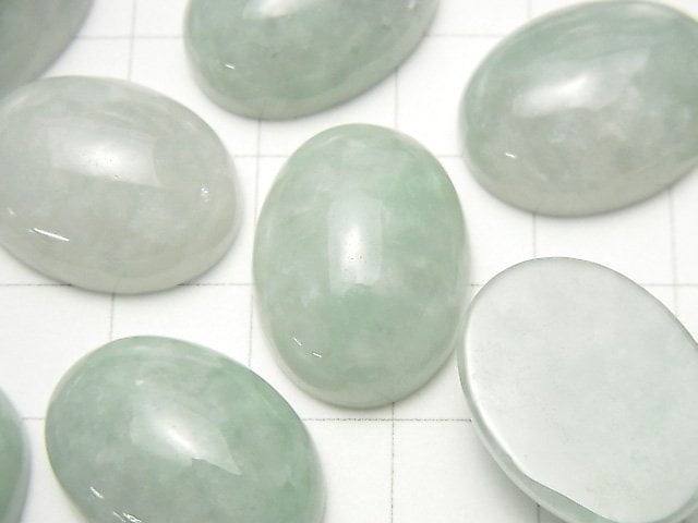 [Video] Burma Jadeite AAA Oval Cabochon 20x15mm 1pc