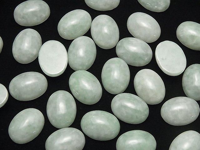 [Video] Burmese Jadeite AAA Oval Cabochon 20x15mm 1pc