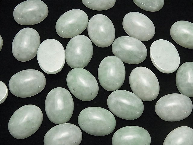 [Video] Burma Jadeite AAA Oval Cabochon 20x15mm 1pc