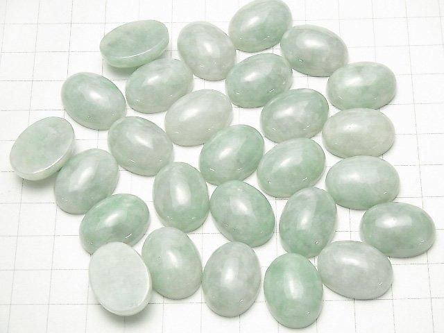 [Video] Burmese Jadeite AAA Oval Cabochon 20x15mm 1pc
