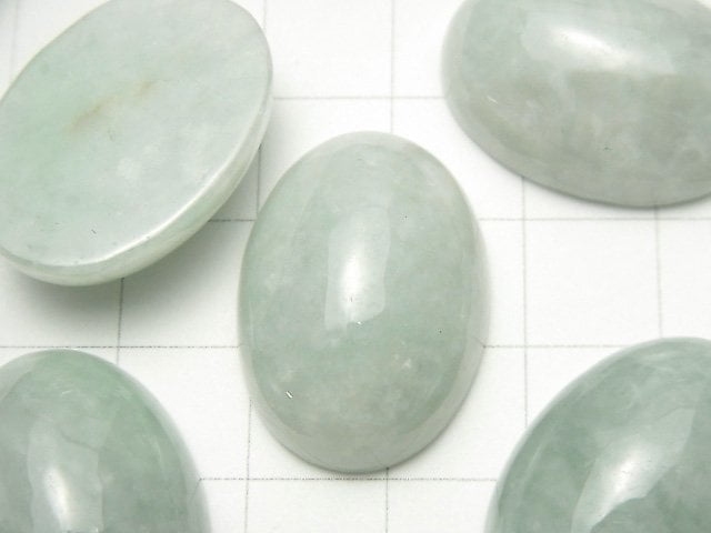 [Video] Burma Jadeite AAA Oval Cabochon 25x18mm 1pc