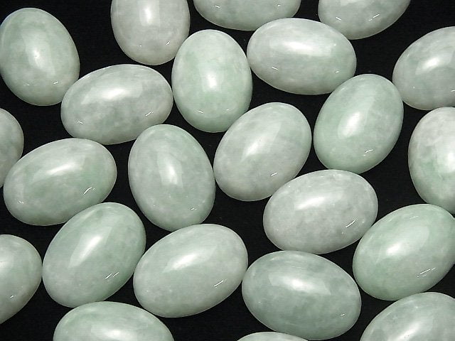 [Video] Burma Jadeite AAA Oval Cabochon 25x18mm 1pc