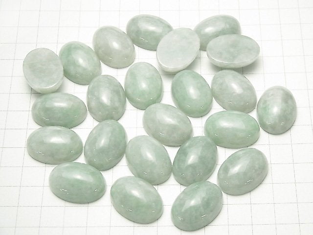 [Video] Burma Jadeite AAA Oval Cabochon 25x18mm 1pc