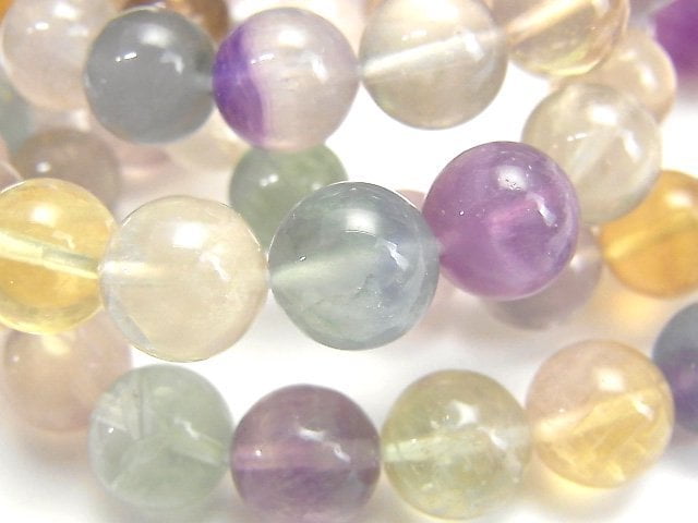 Accessories, Bracelet, Fluorite, Round Gemstone Beads