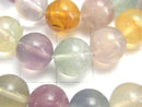 [Video] Multicolor Fluorite AA+ Round 10mm Bracelet