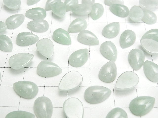 [Video] Burma Jadeite AAA Pear shape Cabochon 12x8mm 1pc