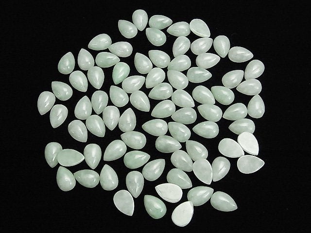 [Video] Burma Jadeite AAA Pear shape Cabochon 12x8mm 1pc